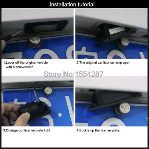 W203 MERCEDES BENZ CANBUS LED NUMBER PLATE Light