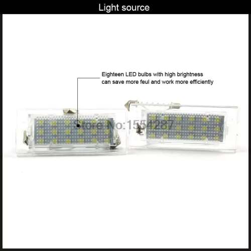 Bmw E53 E83  X3 X5  Canbus Led Number Plate Lights