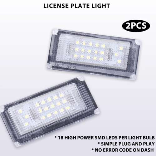 R50 R52 R53 / BMW MINI COOPER LED CANBUS NUMBER PLATE LIGHTS