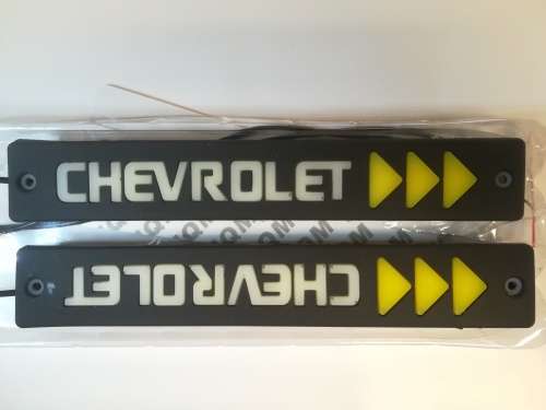 Bumper Led Drl With Amber Turn Indicator - Chevrolet
