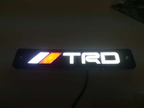 TOYOTA TRD Flexible COB LED Daytime Running Light DRL Grille Emblem