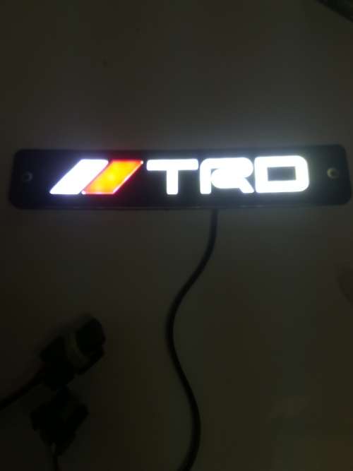 TOYOTA TRD Flexible COB LED Daytime Running Light DRL Grille Emblem