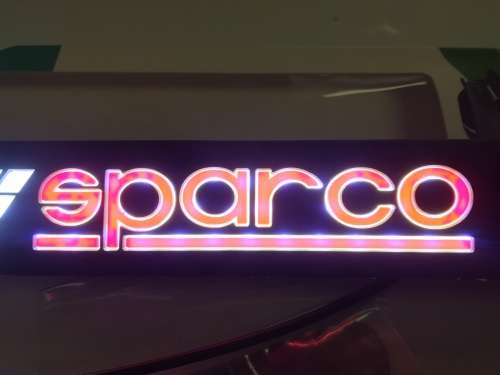 SPARCO Flexible COB LED Daytime Running Light DRL Grille Emblem