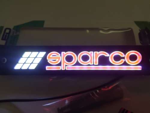 SPARCO Flexible COB LED Daytime Running Light DRL Grille Emblem