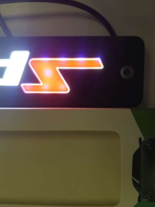 SPORTS Flexible COB LED Daytime Running Light DRL Grille Emblem
