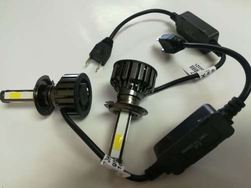 T4 80W 10000LM LED HEADLIGHT SET -  H7