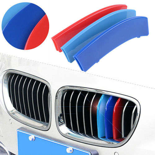 BMW 3-Series 11- Bar Front Kidney Grille Grill M Colors M Style F30 F31