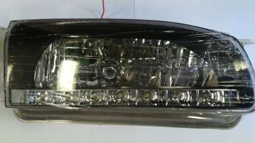 TOYOTA COROLLA 1996-1999 ( 160I/180I/RSI ) AE110 LED DRL HEADLIGHT SET BLACK
