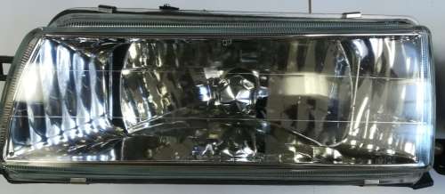 Toyota Corolla 1988-1992 Headlight Set Crystal Black with E Mark
