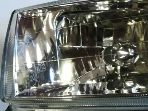 Toyota Corolla 1988-1992 Headlight Set Crystal Black with E Mark