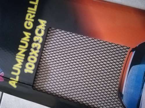 ALUMINIUM MESH GRILL - BLACK COLOR
