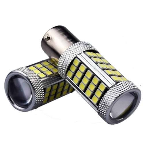 1156 BA15S P21w Car LED Light Bulbs White 2835 66 SMD Reverse/Brake Lights