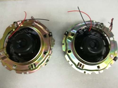 VW Golf Mk1 Expensive Grade LED Angel Eye Smoked Headlight Set - Projector