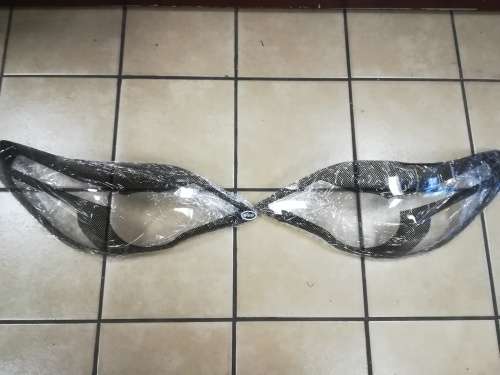 Chev Utility Bakkie 2012+ Carbon Headlight Shield Cover Set