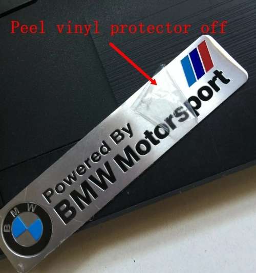 Powered By BMW Motorsport Sticker