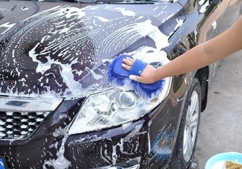 CAR CLEANING KIT - 7 PIECE WITH FOLD-ABLE 9 LITRE BUCKET