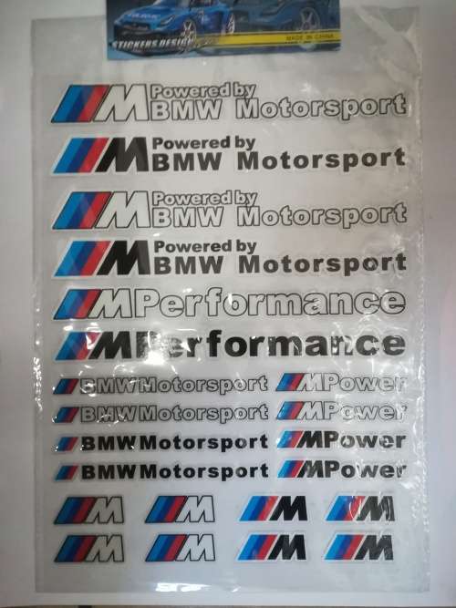 BMW Mpower Motorsport MPerformance Sticker Kit