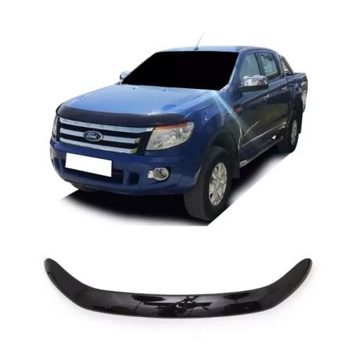 Ford Rnger 2012 - 2015 Gloss Black Bonnet Guard