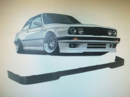 BMW E30 3-SERIES FRONT BUMPER LIP SPOILER (1982-1994)