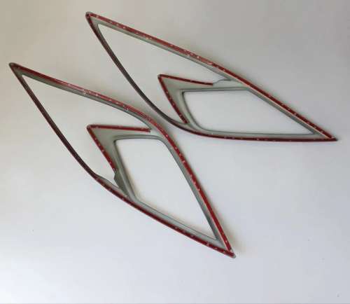 Mazda BT50 2012-2020 Matte Black Headlight Trim Cover Set