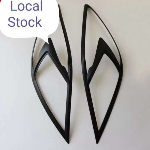 Mazda BT50 2012-2020 Matte Black Headlight Trim Cover Set