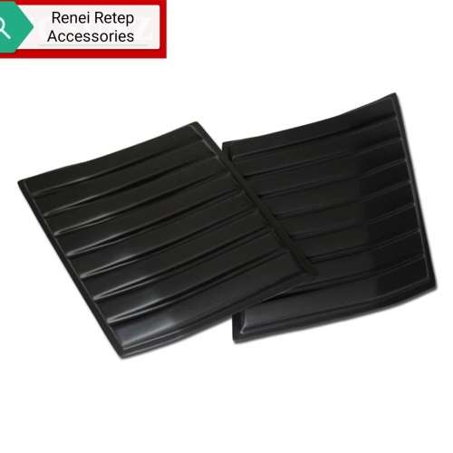 FORD RANGER T6/T7 2012-2019 BONNET SCOOP 2 PIECE BLACK