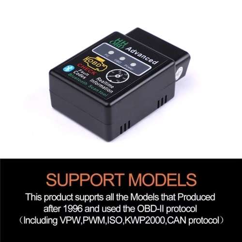 OBDII Advanced Bluetooth Car Diagnostic Scan Tool - ELM 327