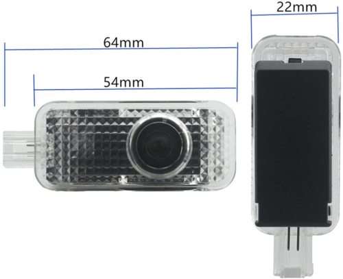 LED 3D Laser Car Door Welcome Light Projector Logo For Vw Passat