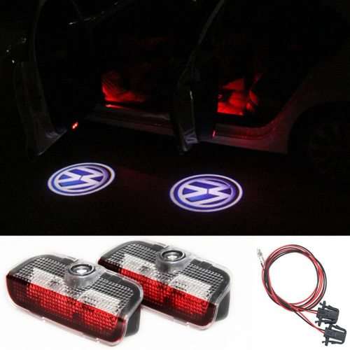 LED 3D Laser Car Door Welcome Light Projector Logo For Vw CC, Golf, Touran, Scirocco, Passat