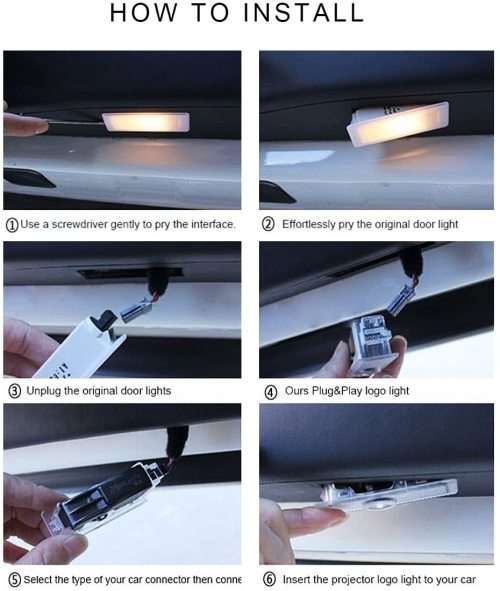 Led 3D Laser Car Door Welcome Light Projector Logo For Benz W215 W164 X164