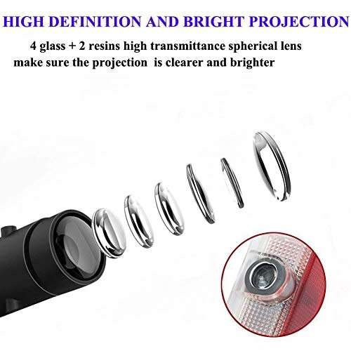 LED 3D Laser Car Door Welcome Light Projector Logo For Benz GLK(X204) W168 W169 W245