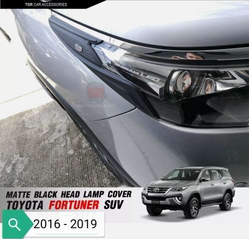 Toyota Fortuner Headlight and Tail-light Black Trim For 2016-2019 Set