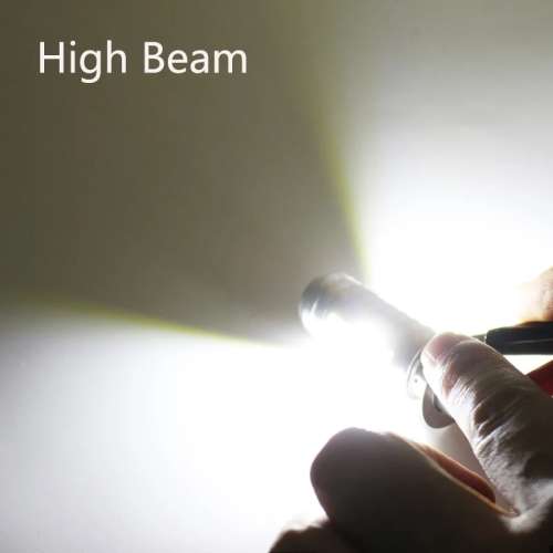 Ba20d LED Motorcycle Headlight Bulb 12W 1200Lm Hi / Lo White Led Motorbike Headlight 12V