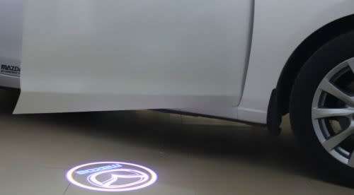 LED 3D Laser Car Door Welcome Light Projector Logo For Mazda 6