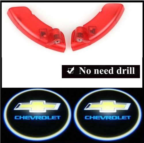 LED 3D Laser Car Door Welcome Light Projector Logo For Chevrolet Captiva