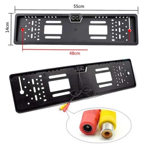 License Plate With Rear View Camera Night Vision