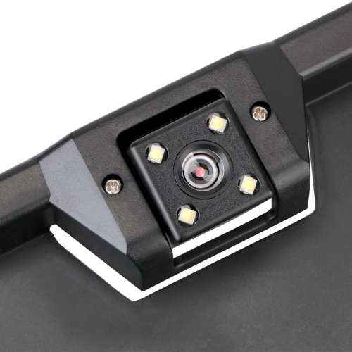License Plate With Rear View Camera Night Vision