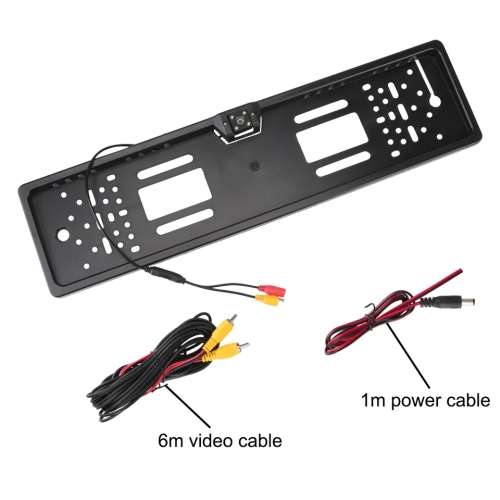 License Plate With Rear View Camera Night Vision