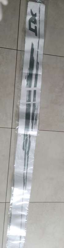 2 x Ford Ranger XLT Side Decals Vinyl Silver Sticker