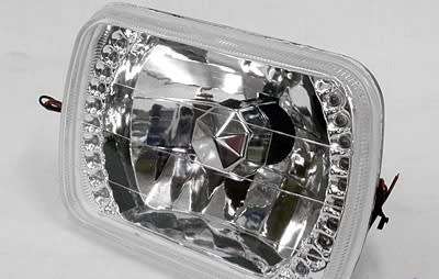 Nissan 1400 Led Angel Eye Crystal Headlights
