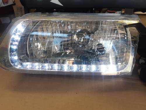TOYOTA TAZZ LED DRL HEADLIGHT CHROME SET 2000-2006