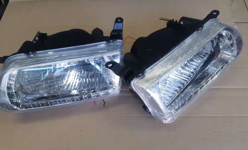 TOYOTA TAZZ LED DRL HEADLIGHT CHROME SET 2000-2006