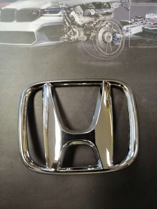 Chrome Honda Emblem Badge