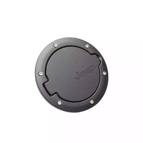 Black Fuel Cap Cover For Jeep Wrangler 2 and 4 Door JK 2007-2021