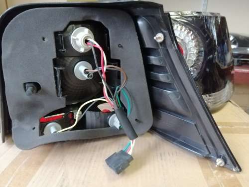 Vw Golf 4 LED Black Tail Light Set
