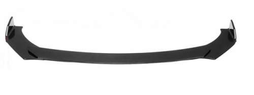 Universal Glossy Black 3 Piece Front Spoiler Lip