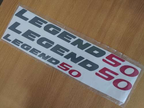 Toyota Legend 50 Vinyl Sticker Set High Quality Decal