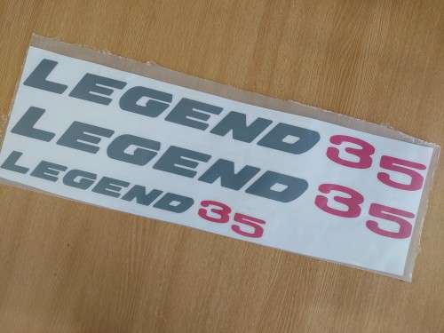 Toyota Legend 35 Vinyl Sticker Set High Quality Decal