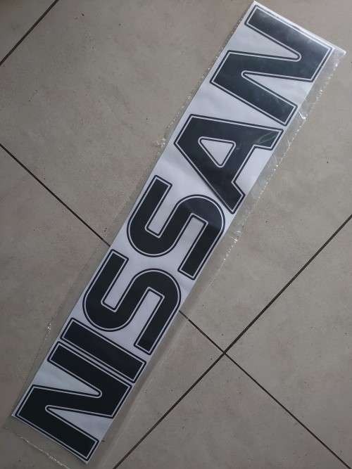 Nissan Tailgate Loadbay Sticker - Matte Black