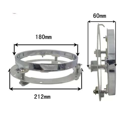 Jeep Wrangler Led Headlight 7 Inch Mounting Bracket